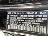 Driver Sun Visor Illuminated Fits 10-16 PORSCHE PANAMERA 4869707