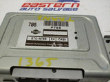 00 01 NISSAN ALTIMA CHASSIS ECM TRANSMISSION UNDER FRONT CONSOLE 2105851