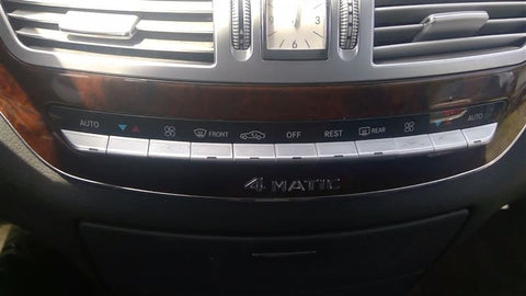 Temperature Control 221 Type Front S65 Fits 07-13 MERCEDES S-CLASS 3386190