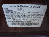 01 NISSAN MAXIMA REAR DRIVE SHAFT 1816569