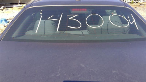 Back Glass Fits 15-18 CHALLENGER 3513750