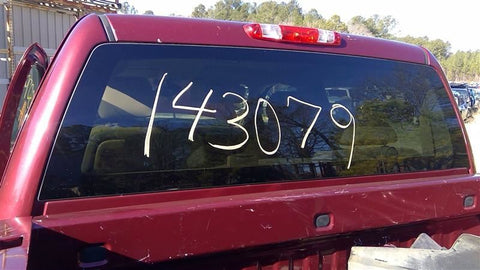 Back Glass Fixed Nonheated Fits 0714 SIERRA 2500 PICKUP 3583180