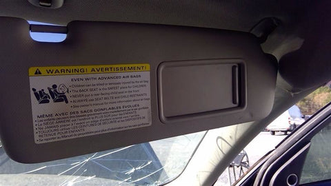 Passenger Sun Visor Without Illumination Fits 09-12 AUDI Q5 458715