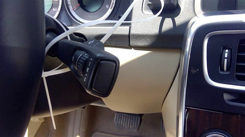 Passenger Column Switch Washer And Wiper Fits 1013 VOLVO 80 SERIES 3387370