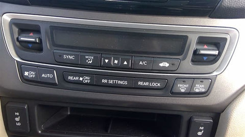 Temperature Control Front EX AWD US Market Fits 1618 PILOT 3609930