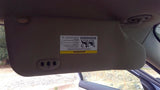Driver Left Sun Visor Sedan With Garage Door Opener Fits 1114 200 4669521