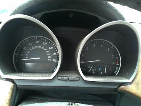 03 04 05 BMW Z4 SPEEDOMETER CLUSTER MPH US MT W/O SEQUENTIAL MANUAL GEARBOX0