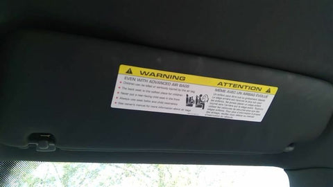 Passenger Sun Visor Illuminated Fits 1114 PORSCHE CAYENNE 3502500