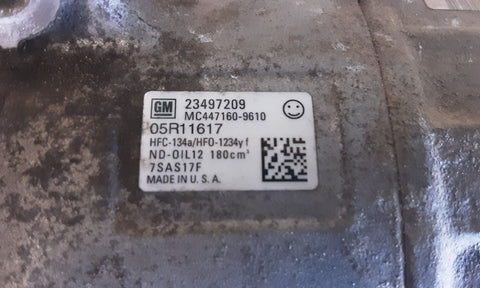 AC Compressor Fits 1519 SIERRA 2500 PICKUP 4726110