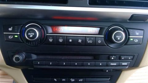 Temperature Control Front Automatic AC Control Fits 0814 BMW X6 3539460