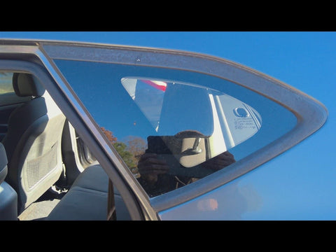 Driver Quarter Glass With Privacy Tint Black Trim Fits 16-21 TUCSON 4791830