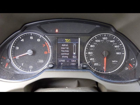 Speedometer Cluster MPH ID 8R0920980AX Fits 0910 AUDI Q5 3027930