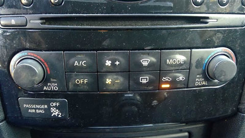 Temperature Control Without Navigation System Fits 14-17 INFINITI QX70 460058
