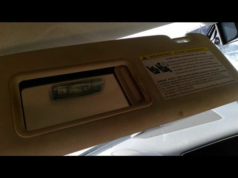 Driver Sun Visor Without Illumination Fits 0912 AUDI Q5 3338420