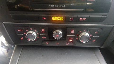 Temperature Control Front 3 Knobs Opt 9AK Fits 1215 AUDI A6 3420090