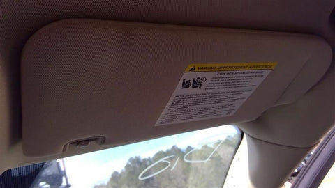 Passenger Right Sun Visor Illuminated Fits 1519 MKC 3455140