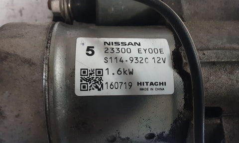 Starter Motor VQ37VHR Fits 0920 370Z 4728760