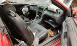 Passenger Front Seat Bucket Leather 2 Way Headrest Fits 01-04 MUSTANG 35229411