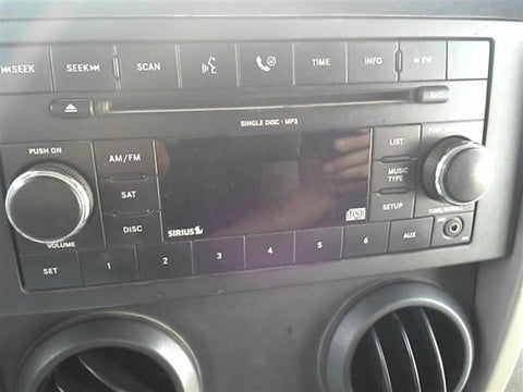 Audio Equipment Radio With Satellite AMFMCDMP3 Fits 07 NITRO 2302190