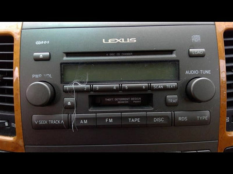 Audio Equipment Radio Receiver 2 Din Size Fits 0305 LEXUS GX470 3280010