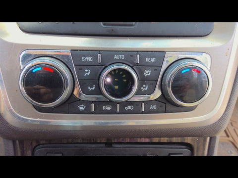 Temperature Control VIN J 11th Digit Limited Front Fits 1317 ACADIA 4756310