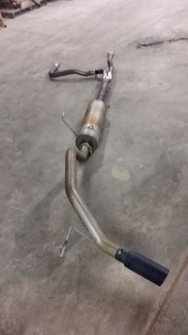 GIBSON EXHUAST  FITS 0322 NISSAN TITAN 5.6L,BLACK ELITE SINGLE STAINLESS 3569330