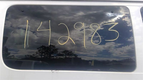 Driver Quarter Glass Front Privacy Tint Fits 9814 FORD E150 VAN 3500220