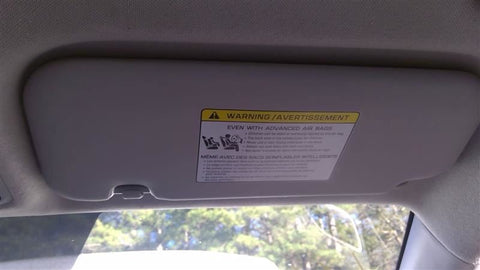 Passenger Right Sun Visor Without Sunroof Fits 18-20 ACCENT 4595670