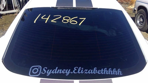 Back Glass Coupe Fits 15-18 MUSTANG 3399470