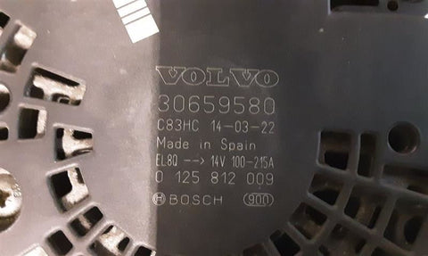 Alternator Without Hybrid VIN A2 4th And 5th Digits Fits 1521 VOLVO S60 4588650