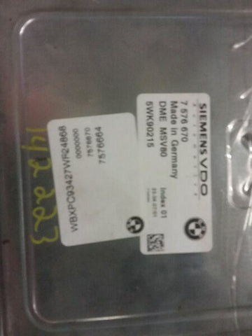 Engine ECM Electronic Control Module 3.0L N51 Engine Fits 08-11 BMW 128i 2840640