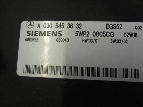 02 04 05 MERCEDES ML500 CHASSIS ECM 1822050