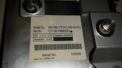 Audio Equipment Radio Amplifier 6 Cylinder With Navigation Fits 10 TSX 2340420