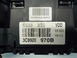 09 VOLKSWAGEN CC SPEEDOMETER CLUSTER MPH US MULTIFUNCTION OPT 9Q4 2360102