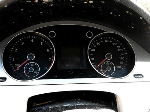09 VOLKSWAGEN CC SPEEDOMETER CLUSTER MPH US MULTIFUNCTION OPT 9Q4 2360100