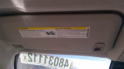 Driver Left Sun Visor Fits 1017 EQUINOX 3553280