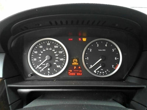 06 07 BMW 550I SPEEDOMETER CLUSTER MPH US 2259910