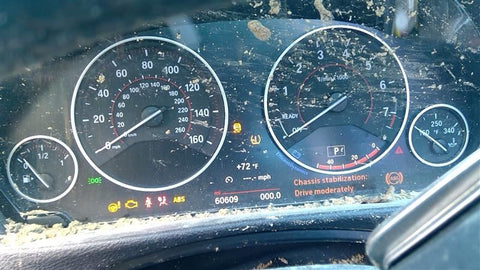 Speedometer MPH Base With Headup Display Fits 1318 BMW 320i 3621590