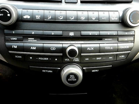 Audio Equipment Radio Audio Assembly AMFM6CD 6 Disc Fits 0809 ACCORD 2463300