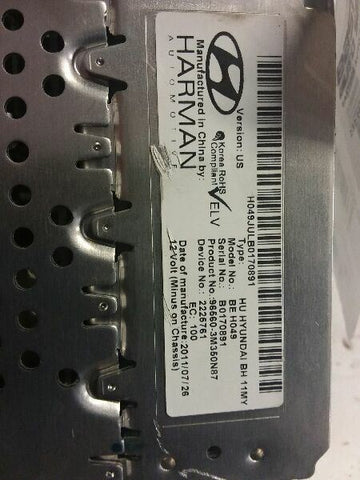 Audio Equipment Radio Sedan Receiver And Player Fits 1114 GENESIS 2845890