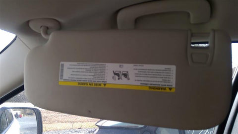 Passenger Right Sun Visor Without Illumination Fits 11-20 DURANGO 4632470