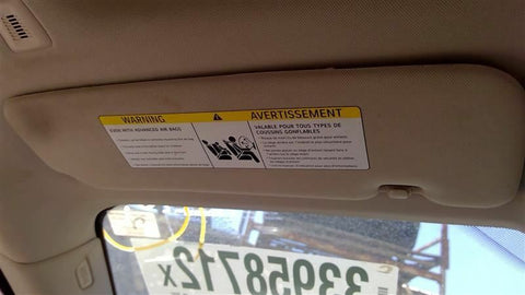 Driver Sun Visor Illuminated 4 Door Gran Coupe Fits 1219 BMW 640i 3494080