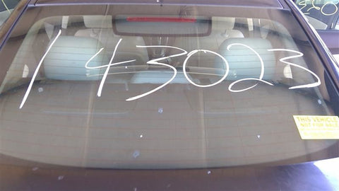 Back Glass Fits 12-17 VERANO 3529470