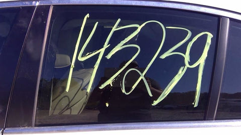 Driver Left Rear Door Glass Green Tint Fits 1116 BMW 528i 4640500