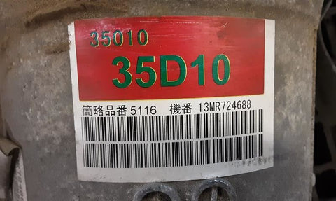 Automatic Transmission 2WD 4 Cylinder Standard Cab Fits 0514 TACOMA 3582210