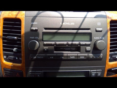 Audio Equipment Radio Receiver 2 Din Size Fits 05-06 LEXUS GX470 305965