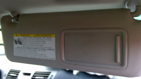 Passenger Sun Visor Illuminated Fits 10-12 LEXUS LS460 3412030