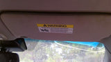 Passenger Sun Visor Illuminated Sedan US Built Fits 1317 ACCORD 3541900