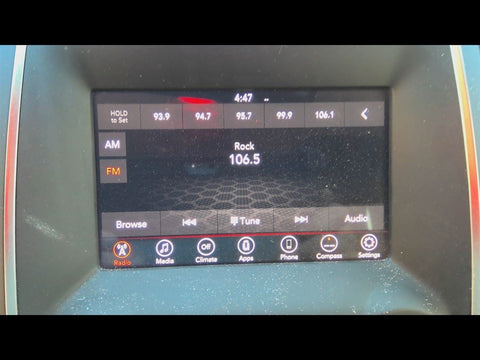 Audio Equipment Radio Display And Receiver Fits 1920 DURANGO 4724050