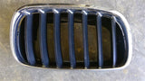 Passenger Grille Hood Black And Chrome Finish Fits 0713 BMW X5 3539470